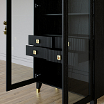 Дизайнерский шкаф витрина Elsa Dreams Black с 4-мя ящиками варинант исполнения - 8 | Loft Concept в Нижнем Новгороде