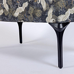 Банкетка с принтом из журавлей Crane варинант исполнения - 4 | Loft Concept в Нижнем Новгороде