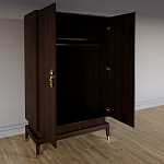 Платяной шкаф Elsa Dreams Walnut с 2-мя фасадами варинант исполнения - 1 | Loft Concept в Нижнем Новгороде