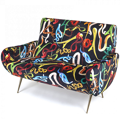 Диван Seletti Sofa Two Seater Snakes