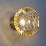 Бра с круглым плафоном из прозрачного стекла с пузырьками воздуха Effervia  варинант исполнения - 2 | Loft Concept в Нижнем Новгороде