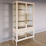 Витрина Primo со стеклянными фасадами и 2 ящиками Светлый дуб варинант исполнения - 2 | Loft Concept в Нижнем Новгороде