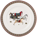 Сервиз обеденный из фарфора с изображением лошадей на 6 персон 23 предмета Porcelain Horse Set  варинант исполнения - 3 | Loft Concept в Нижнем Новгороде