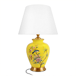 Настольная лампа желтая с изображением птиц Slip Away варинант исполнения - 7 | Loft Concept в Нижнем Новгороде