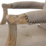 Кресло Aubrey Classical Armchair brown flax варинант исполнения - 4 | Loft Concept в Нижнем Новгороде