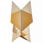 Дизайнерский журнальный стол фигурный золотого цвета Ufuri варинант исполнения - 1 | Loft Concept в Нижнем Новгороде