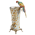 Ваза фарфоровая с птицей на бронзовой ветке Garden of Eden варинант исполнения - 1 | Loft Concept в Нижнем Новгороде