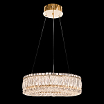 Люстра подвесная круглая из прозрачного хрусталя с золотым корпусом Selfsufficient варинант исполнения - 2 | Loft Concept в Нижнем Новгороде