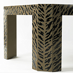 Дизайнерский кофейный стол с рисунком леопард Neytiri Beige Leopard варинант исполнения - 3 | Loft Concept в Нижнем Новгороде