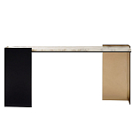 Консоль прямоугольная с основанием чёрного и золотого цвета Wrap варинант исполнения - 1 | Loft Concept в Нижнем Новгороде