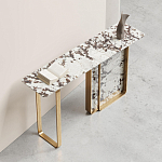 Консоль с прямоугольной мраморной столешницей Vivian Console варинант исполнения - 2 | Loft Concept в Нижнем Новгороде