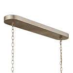 Люстра овальной формы с фактурным серебряным каркасом и тканевым абажуром Silver Honeycomb варинант исполнения - 4 | Loft Concept в Нижнем Новгороде