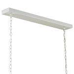 Люстра белая прямоугольная с абажурами в виде цветков тюльпана White Tulips варинант исполнения - 5 | Loft Concept в Нижнем Новгороде