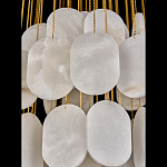 Люстра с овальными подвесками из натурального камня Spatial Composition варинант исполнения - 5 | Loft Concept в Нижнем Новгороде