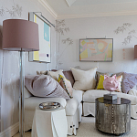 Обои ручная роспись Bamboo Special Colourway on Natural Mica metallic silk варинант исполнения - 1 | Loft Concept в Нижнем Новгороде