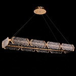 Люстра прямоугольная с текстурным природным рисунком IceFlame варинант исполнения - 2 | Loft Concept в Нижнем Новгороде