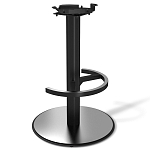 Барный стул вращающийся со спинкой и подлокотниками Douglas Rhombus Черный Велюр варинант исполнения - 4 | Loft Concept в Нижнем Новгороде