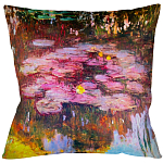 Подушка декоративная Лилии водяные Impressionism in Art варинант исполнения - 1 | Loft Concept в Нижнем Новгороде