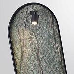 Настенный светильник зеленого цвета с черной рамкой овальной формы с полкой Herbarium  варинант исполнения - 4 | Loft Concept в Нижнем Новгороде