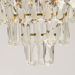 Люстра многоярусная с овальными прозрачными подвесками 36 см Harmonica варинант исполнения - 10 | Loft Concept в Нижнем Новгороде