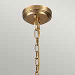 Люстра цвета латунь с 5-ю цилиндрическими плафонами из прозрачного пузырчатого стекла Kichler варинант исполнения - 6 | Loft Concept в Нижнем Новгороде