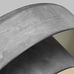 Подвесной светильник с массивным круглым стальным плафоном серого цвета в индустриальном стиле на цепи Feiss варинант исполнения - 3 | Loft Concept в Нижнем Новгороде