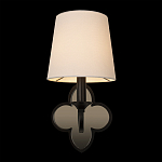 Бра с белым текстильным абажуром и фигурным основанием с зеркальной вставкой Vitorino варинант исполнения - 13 | Loft Concept в Нижнем Новгороде