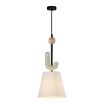 Подвесной светильник с бежевым тканевым плафоном Flourish варинант исполнения - 2 | Loft Concept в Нижнем Новгороде