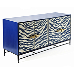 Буфет в гостиную с инкрустацией Bone Inlay Deco Sideboard - Orleans ZEBRA варинант исполнения - 1 | Loft Concept в Нижнем Новгороде