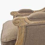 Кресло William Classical Armchair brown flax варинант исполнения - 4 | Loft Concept в Нижнем Новгороде