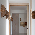 Бра плетеное из ротанга Chainmail варинант исполнения - 3 | Loft Concept в Нижнем Новгороде