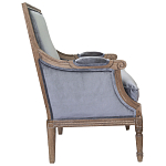 Кресло William Classical Armchair grey velvet варинант исполнения - 1 | Loft Concept в Нижнем Новгороде