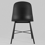 Стул из прочного пластика на металлическом основании Anora Black варинант исполнения - 4 | Loft Concept в Нижнем Новгороде