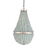 Люстра с каскадом из стеклянных декоративных элементов Shining Sea Glass варинант исполнения - 2 | Loft Concept в Нижнем Новгороде