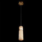 Подвесной светильник с цилиндрическим плафоном из белого алебастра Cryptocrystalline Stone варинант исполнения - 4 | Loft Concept в Нижнем Новгороде