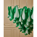 Люстра из стеклянных зеленых лепестков Petalled Illuminator варинант исполнения - 5 | Loft Concept в Нижнем Новгороде