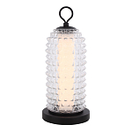 Настольная лампа с прозрачным факутрным стеклянным плафоном Sonora варинант исполнения - 1 | Loft Concept в Нижнем Новгороде