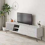 ТВ-тумба с 3-мя дверцами и полками Grey Albe TV Stand варинант исполнения - 2 | Loft Concept в Нижнем Новгороде