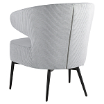 Современное мягкое кресло на металлических ножках Rakush Grey варинант исполнения - 4 | Loft Concept в Нижнем Новгороде