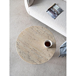 Столик приставной с круглой столешницей Textured Cream Table варинант исполнения - 5 | Loft Concept в Нижнем Новгороде