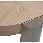 Столик журнальный круглый со светлым шпоном Light Veneer Table варинант исполнения - 2 | Loft Concept в Нижнем Новгороде