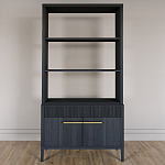 Стеллаж Primo с ящиками Черный дуб  варинант исполнения - 1 | Loft Concept в Нижнем Новгороде