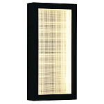 Светодиодное прямоугольное бра из металла черного цвета Lattice Lux варинант исполнения - 1 | Loft Concept в Нижнем Новгороде