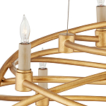 Люстра золотая в форме спирали Fancy Pattern варинант исполнения - 1 | Loft Concept в Нижнем Новгороде