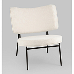 Мини-кресло District Lounge букле белый варинант исполнения - 1 | Loft Concept в Нижнем Новгороде