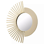 Зеркало-солнце круглое с золотистыми лучами SunMoon  варинант исполнения - 1 | Loft Concept в Нижнем Новгороде