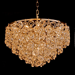 Люстра каскадная с подвесками в форме колец Galaxy of Light варинант исполнения - 1 | Loft Concept в Нижнем Новгороде