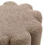 Пуф с обивкой из ткани букле Flo Brown Pouf варинант исполнения - 2 | Loft Concept в Нижнем Новгороде