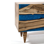 Стильный Буфет лофт 4 двери Cabinet Crimson River фасад эпоксидная смола  варинант исполнения - 3 | Loft Concept в Нижнем Новгороде