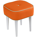 Квадратный мягкий пуф на белых ножках Winton Pouf Square варинант исполнения - 7 | Loft Concept в Нижнем Новгороде